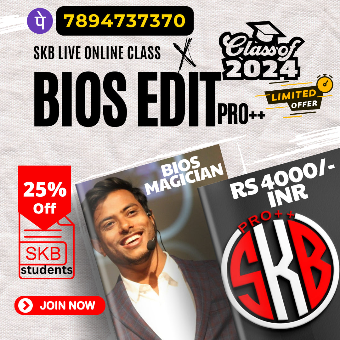BIOS Editing Workshop